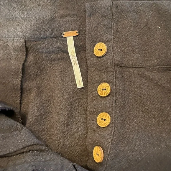 Free People Women’s small black short sleeve blazer with matching skirt - Picture 9 of 14